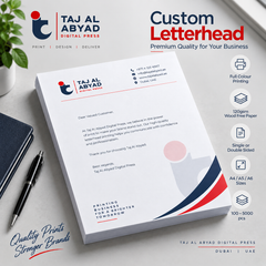 Custom Letterhead Printing – 120gsm Wood Free Paper